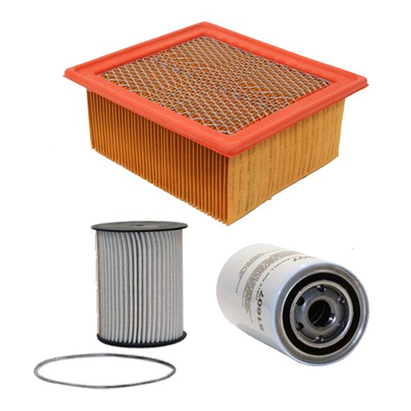 assortment of wix filters for a diesel ram truck