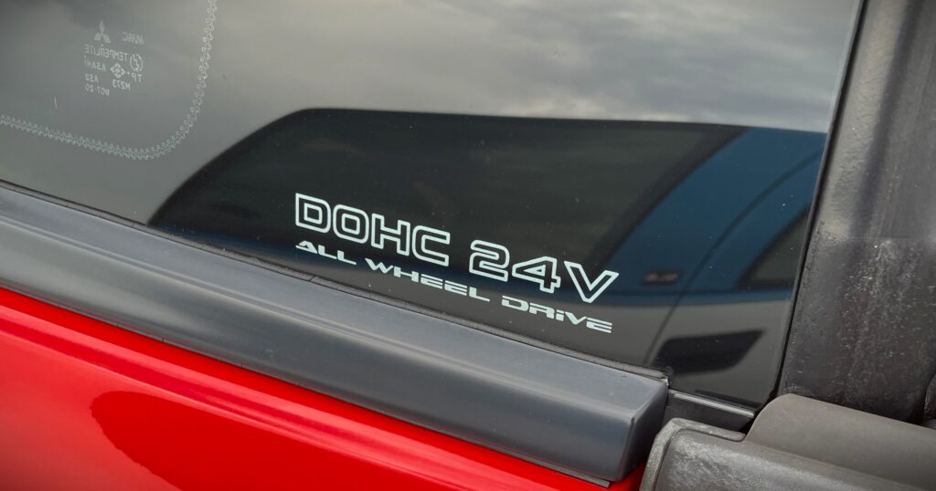 Dodge Stealth R/T Twin Turbo DOHC window decal